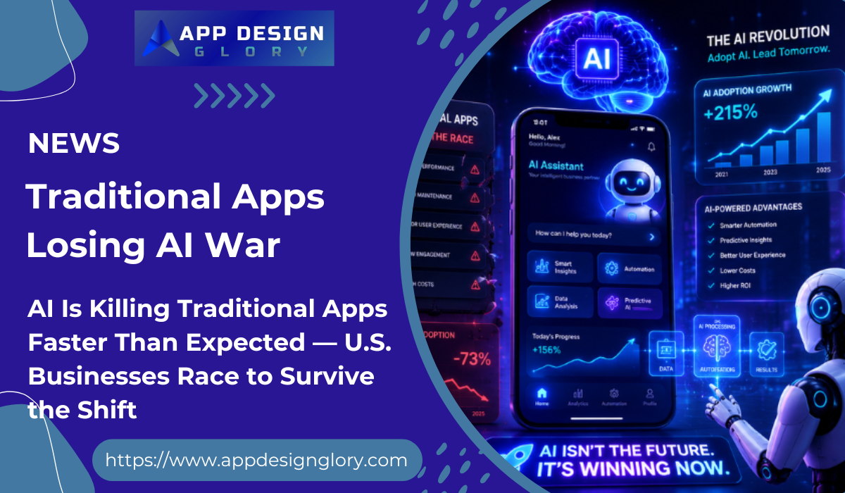 AI Is Killing Traditional Apps Faster Than Expected — U.S. Businesses Race to Survive the Shift